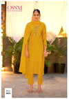 Gungun By Ossm Viscose Embroidery Wholesale Kurti With Bottom Dupatta In India